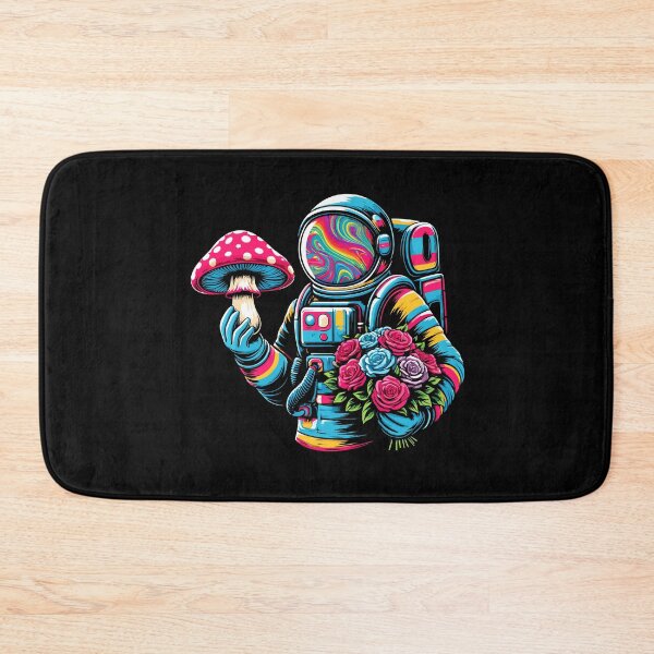 Item preview, Trippy Astronaut Art Space Traveller Mushroom designed and sold by Dressed For  Duty.