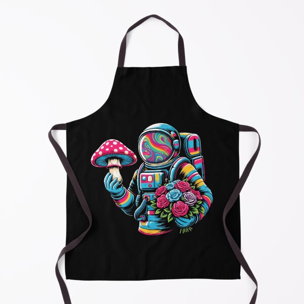 Item preview, Trippy Astronaut Art Space Traveller Mushroom designed and sold by Dressed For Duty.