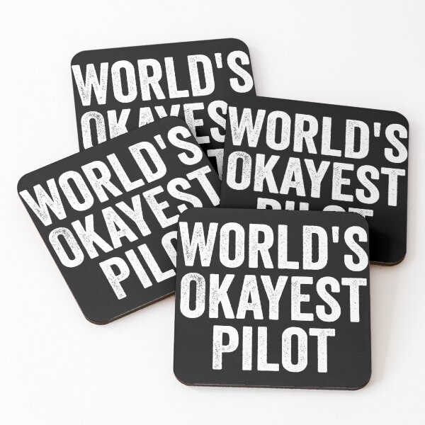 Item preview, World's Okayest Pilot designed and sold by kevzadevinca.