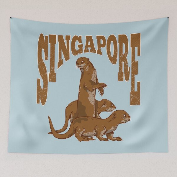 Item preview, Sea Otters Singapore designed and sold by piedaydesigns.