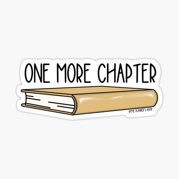 Item preview, One More Chapter in my Book Sticker designed and sold by ThePlannersNook.