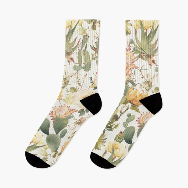 Artikelvorschau, nahtloses Aquarellmuster mit einem Mix aus Sukkulenten und Wüstenblumen entworfen und verkauft von DMay-art.