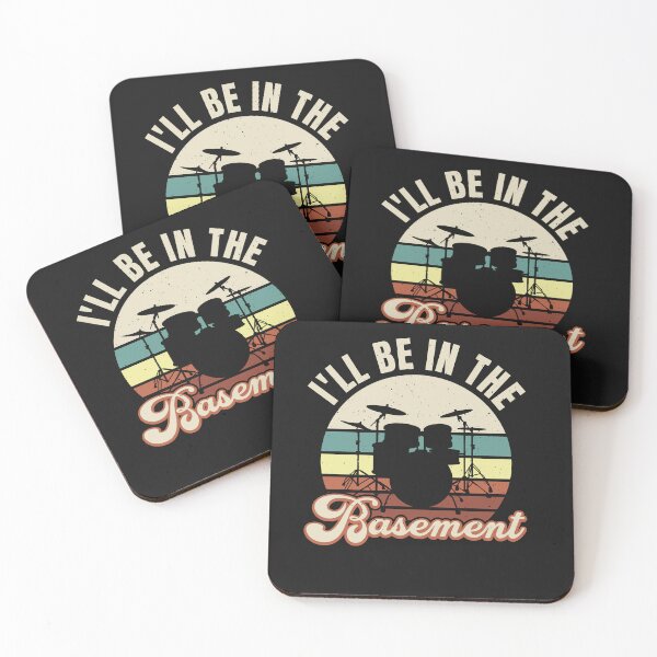 Item preview, Retro Drummer I'll Be In The Basement designed and sold by AlienOccupation.