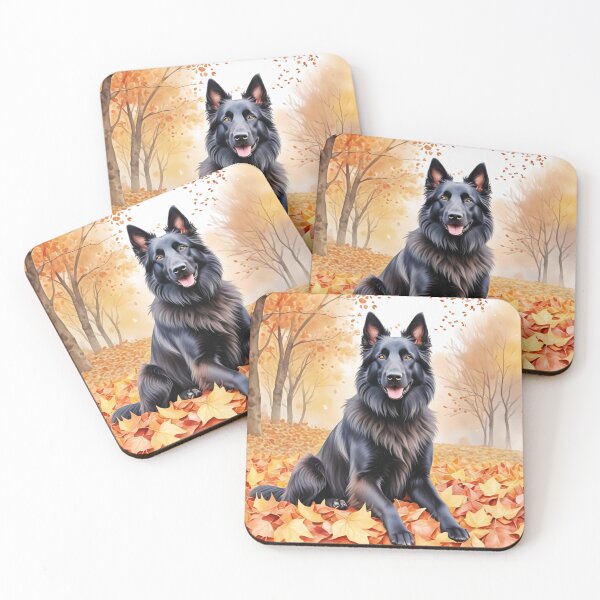 Item preview, Belgian Sheepdog In Autumn designed and sold by TheAnimalZ00.