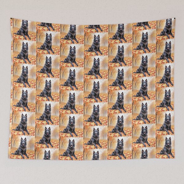Item preview, Belgian Sheepdog In Autumn designed and sold by TheAnimalZ00.