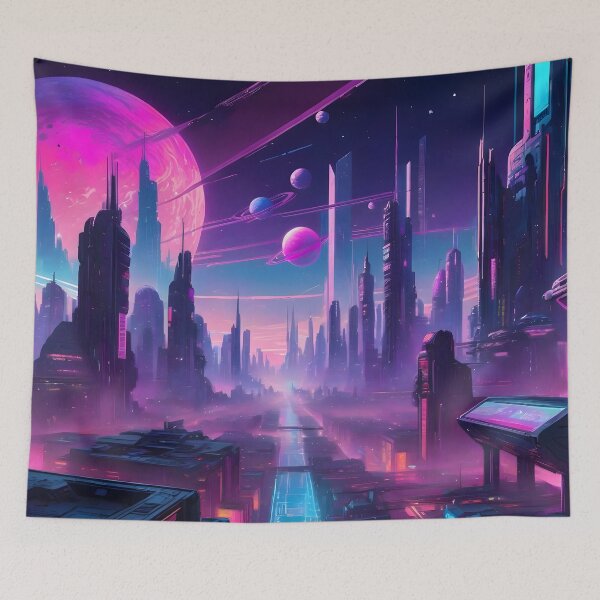 Item preview, Cyberpunk City Skyline designed and sold by papi1998.