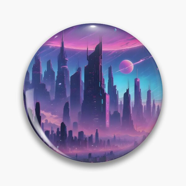 Item preview, Cyberpunk City Skyline designed and sold by papi1998.