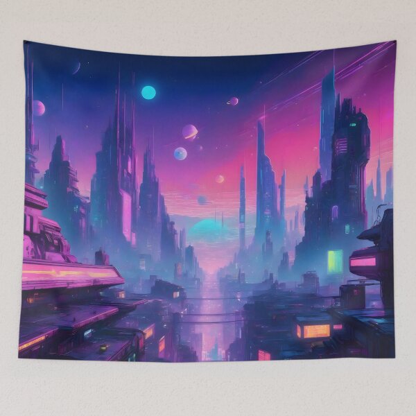 Item preview, Cyberpunk City Skyline designed and sold by papi1998.