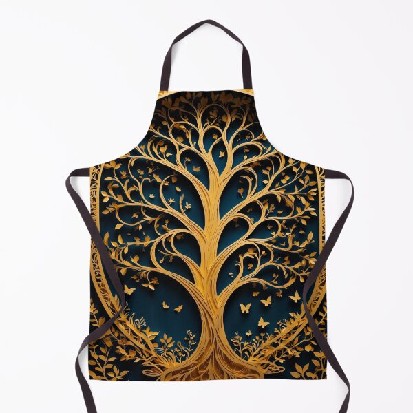 Item preview, Tree of Life Blue Gold designed and sold by amenwolf.
