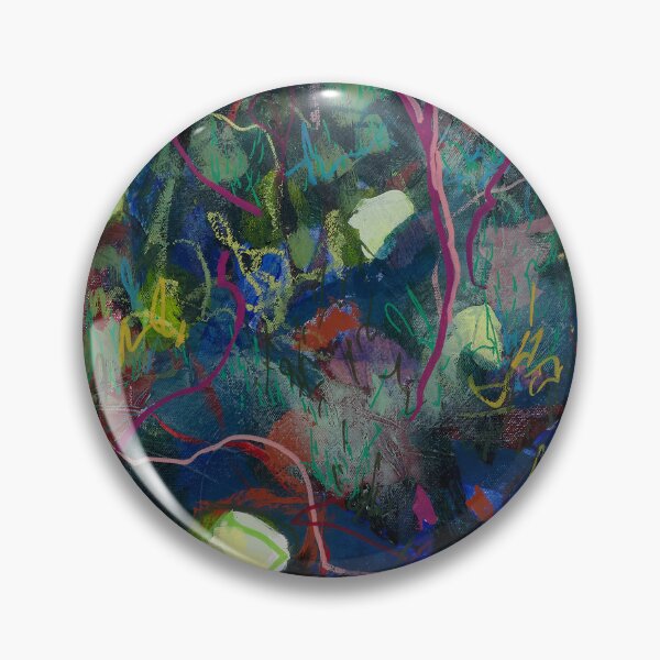 Item preview, Moody Abstract Lines Handpainted designed and sold by leahgay.