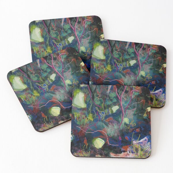 Item preview, Moody Abstract Lines Handpainted designed and sold by leahgay.