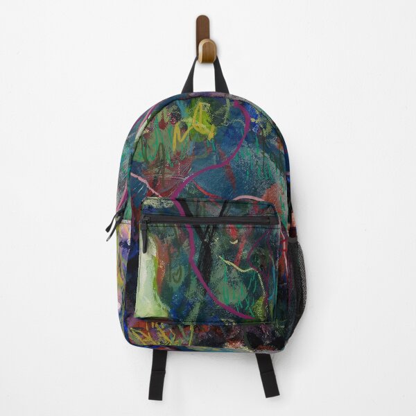 Item preview, Moody Abstract Lines Handpainted designed and sold by leahgay.