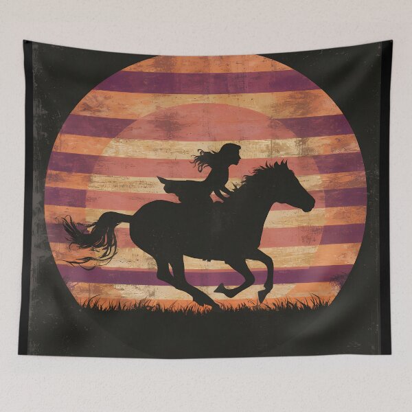 Item preview, Sunset Horse Ride designed and sold by RedTamah.