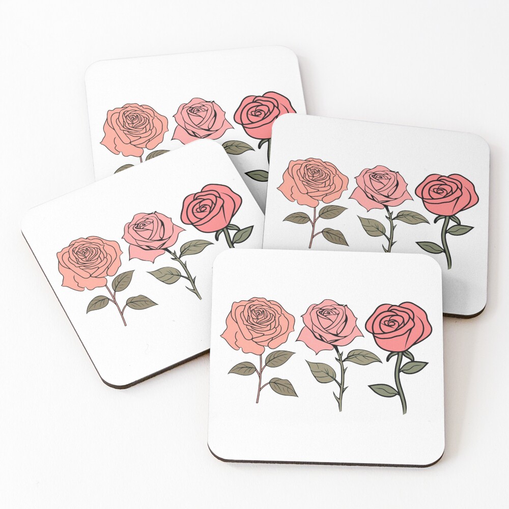 Item preview, Coasters (Set of 4) designed and sold by CreativeCanvas8.