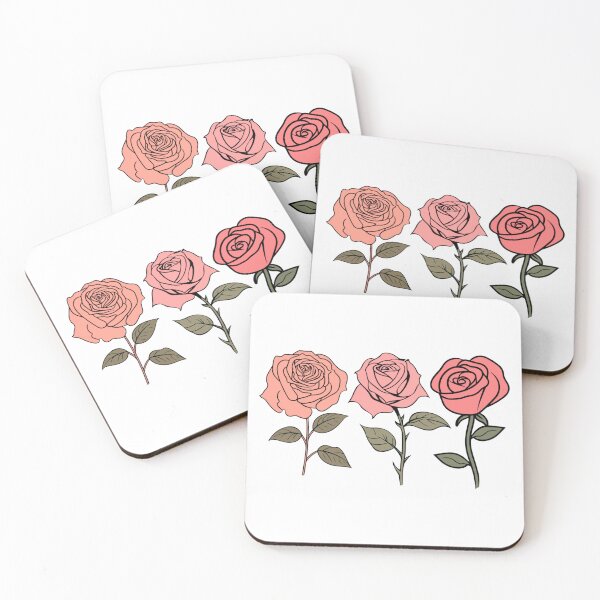 Aperçu de l'œuvre Motif de roses roses créée et vendue par CreativeCanvas8.