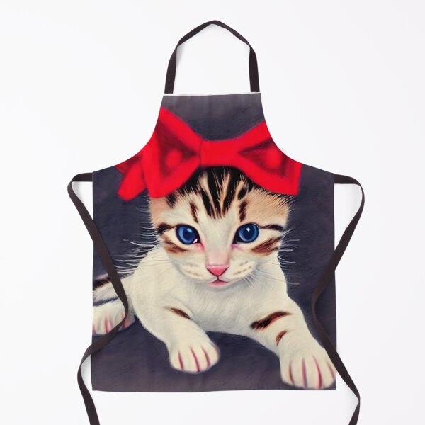 Item preview, Cute Kittie Wearing a Big Red Bow designed and sold by Eso-Genesis.