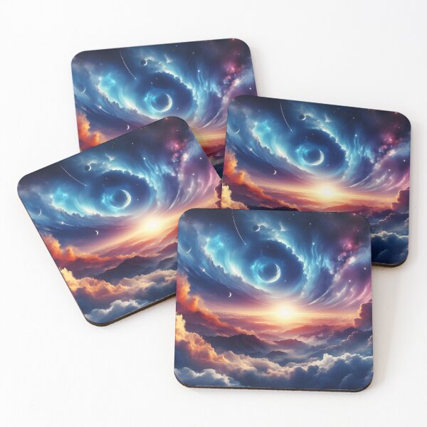 Item preview, Celestial Vortex Over Mountainous Horizon designed and sold by Jay Li.