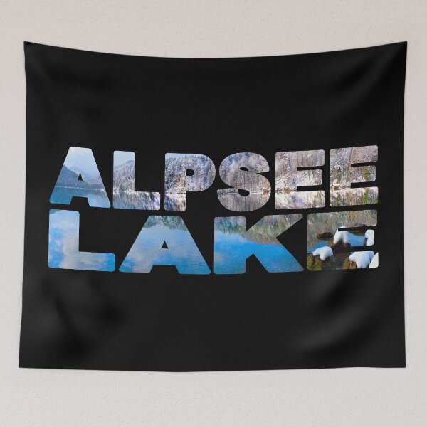 Item preview, ALPSEE LAKE - Bavaria Germany Winter Reflections designed and sold by Adam Gormley.