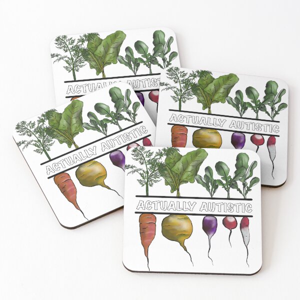 Item preview, Actually Autistic veggies designed and sold by RoseSoil.
