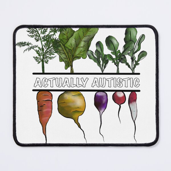 Item preview, Actually Autistic veggies designed and sold by RoseSoil.