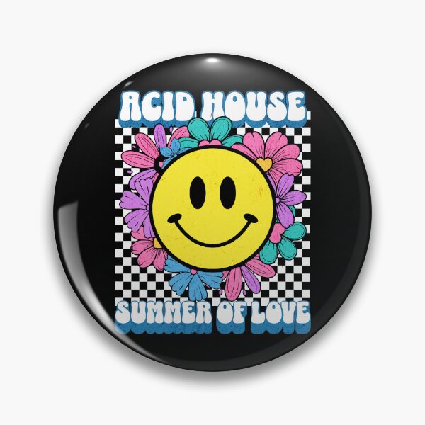 Item preview, ACID HOUSE  - Summer Of Love (white/blue)  designed and sold by Discothreadz.
