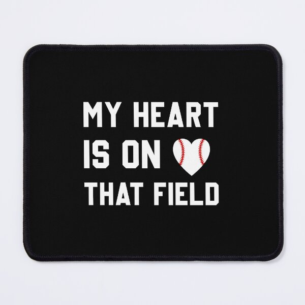 Item preview, My Heart Is On That Field Gift for Baseball Lovers designed and sold by CORJIDOG-ART.