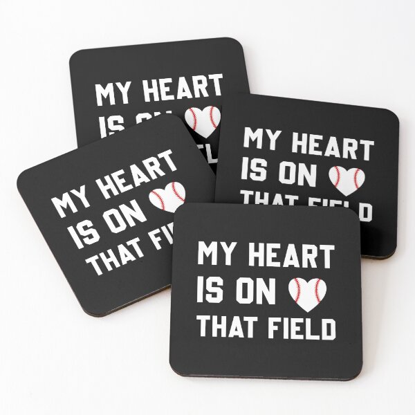 Item preview, My Heart Is On That Field Gift for Baseball Lovers designed and sold by CORJIDOG-ART.