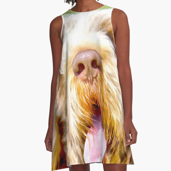 Sunny summer day Spinone A-Line Dress