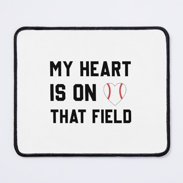Item preview, My Heart Is On That Field Gift for Baseball Lovers designed and sold by CORJIDOG-ART.