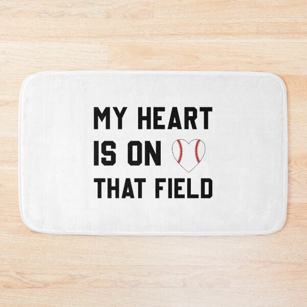 Item preview, My Heart Is On That Field Gift for Baseball Lovers designed and sold by CORJIDOG-ART.