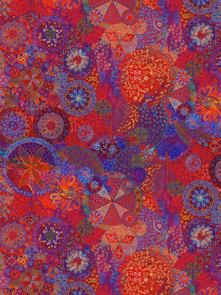 Rose Window (repeat pattern) by BrownWoodRobot