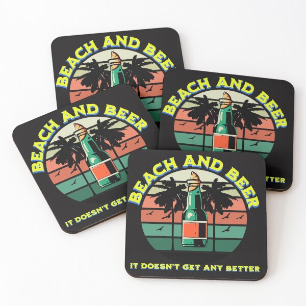 Item preview, beach and beer designed and sold by randynash.