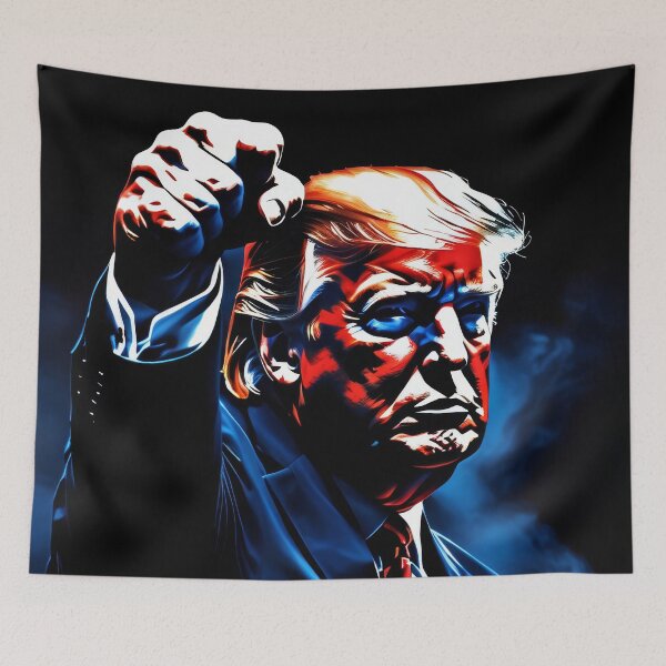 Item preview, Defiant Colors: Trump's Indomitable Spirit designed and sold by ZipperDragon88.