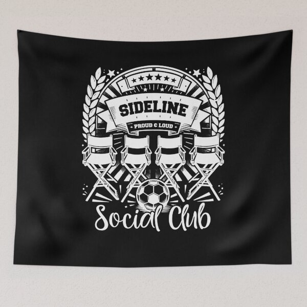 Item preview, Sideline Social Club Spending Weekends Funny Soccer designed and sold by Dressed For  Duty.