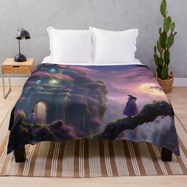 Item preview, Fantasy Purple Forest: The Palace is the center of Family Life designed and sold by AlaskaBorg.