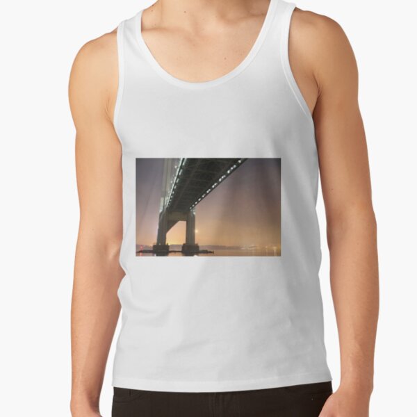 Self-Anchored Suspension Bridge, Early Morning, Nature, Mother Earth, Environment, Wildlife, Flora, Kind, Grain, Park Tank Top