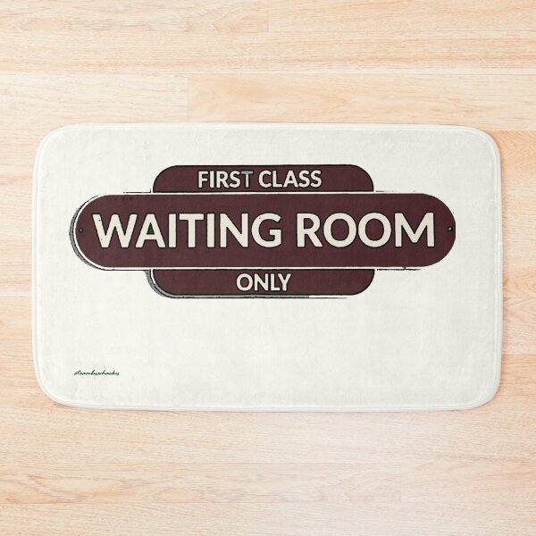 Item preview, First Class Waiting room designed and sold by designbywhacky.