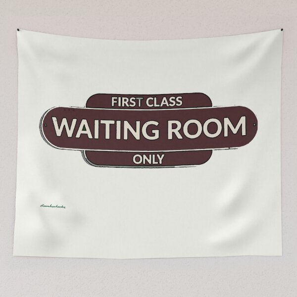 Item preview, First Class Waiting room designed and sold by designbywhacky.