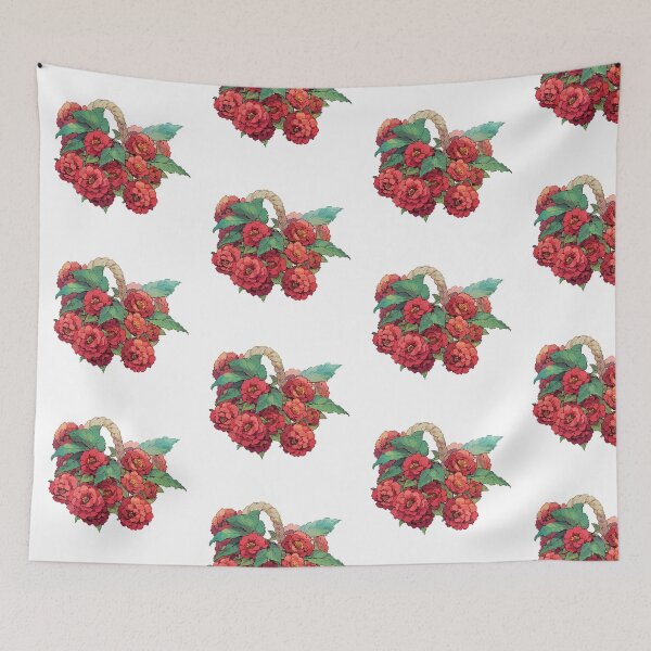 Item preview, Woven Rose Basket Art designed and sold by Eternalstella.