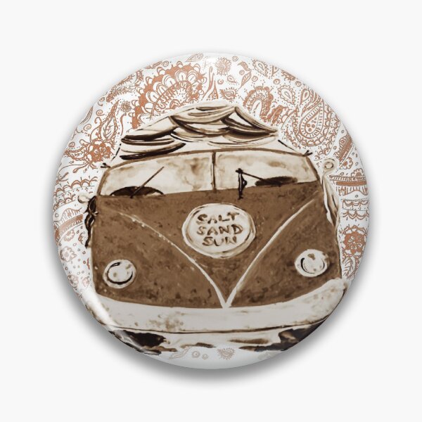 Item preview, PAISLEY SEPIA SANDY SURF VAN  designed and sold by SALTi2Art.