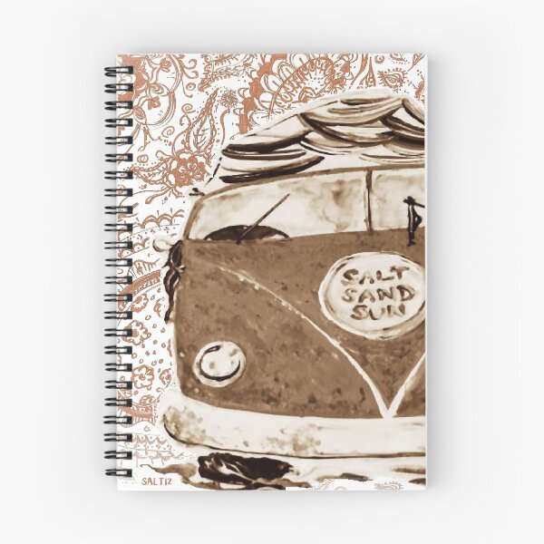 Item preview, PAISLEY SEPIA SANDY SURF VAN  designed and sold by SALTi2Art.
