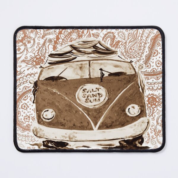 Item preview, PAISLEY SEPIA SANDY SURF VAN  designed and sold by SALTi2Art.