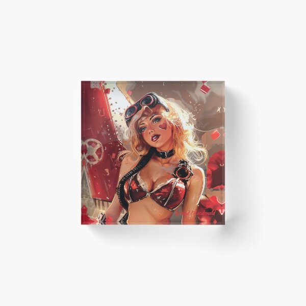 Item preview, Red Rocket Blonde Bombshell designed and sold by David Macdonald.