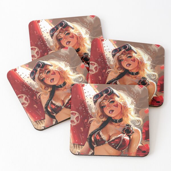 Item preview, Red Rocket Blonde Bombshell designed and sold by David Macdonald.