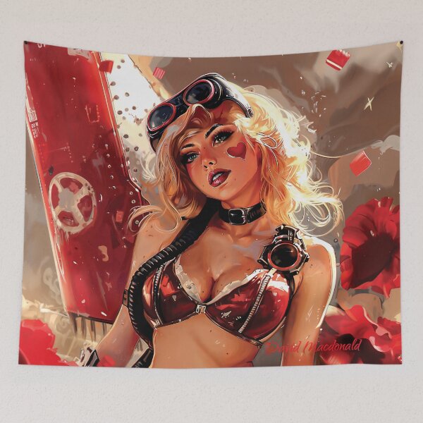Item preview, Red Rocket Blonde Bombshell designed and sold by David Macdonald.