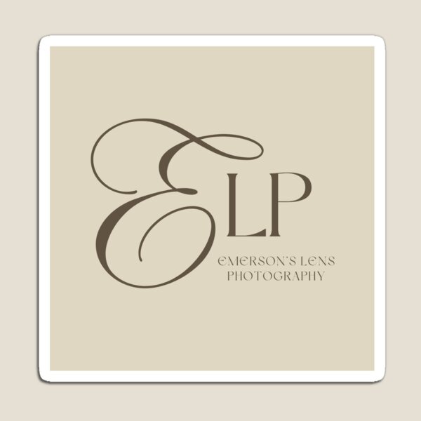 Item preview, Emerson's Lens Photography Logo designed and sold by emersoncicotte.