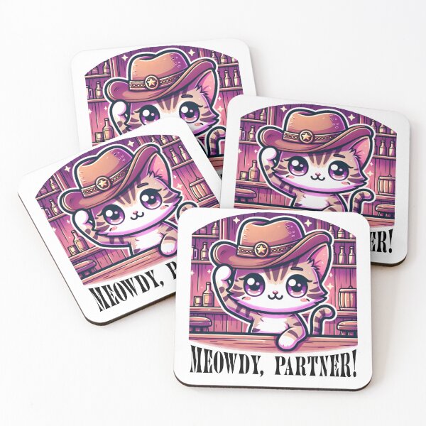 Item preview, Meowdy, Partner! Cat Cowgirl designed and sold by DarkFeminineEra.