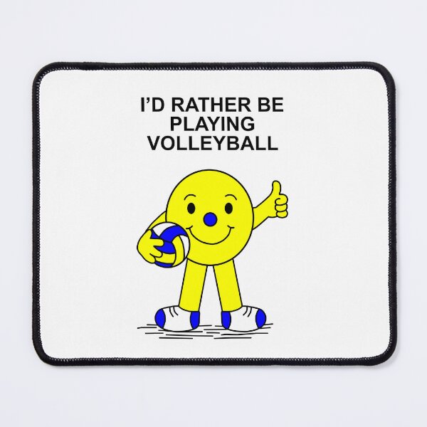 Item preview, Mr Men Id rather be playing Volleyball designed and sold by Scat the cat.