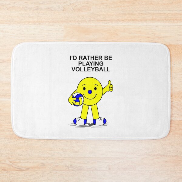 Item preview, Mr Men Id rather be playing Volleyball designed and sold by Scat the cat.