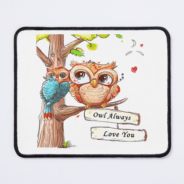 Item preview, Cute Owls in a Tree with Love Message designed and sold by kjon88.